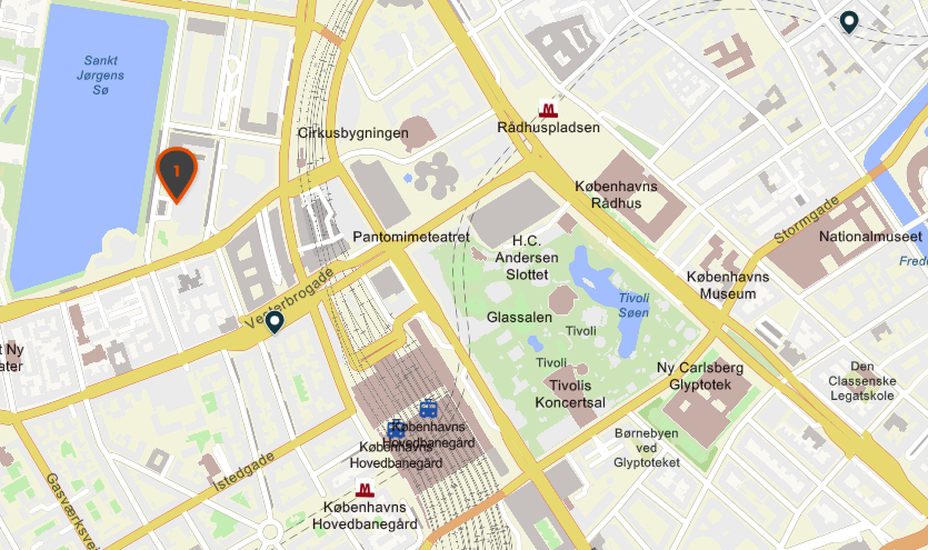 Scandic Copenhagen location