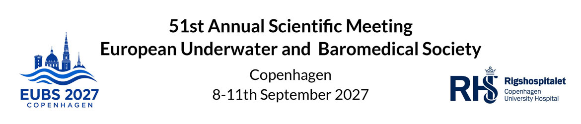 51st Annual Scientific Meeting - European Underwater and Baromedical Society - Copenhagen 8-11th September 2027